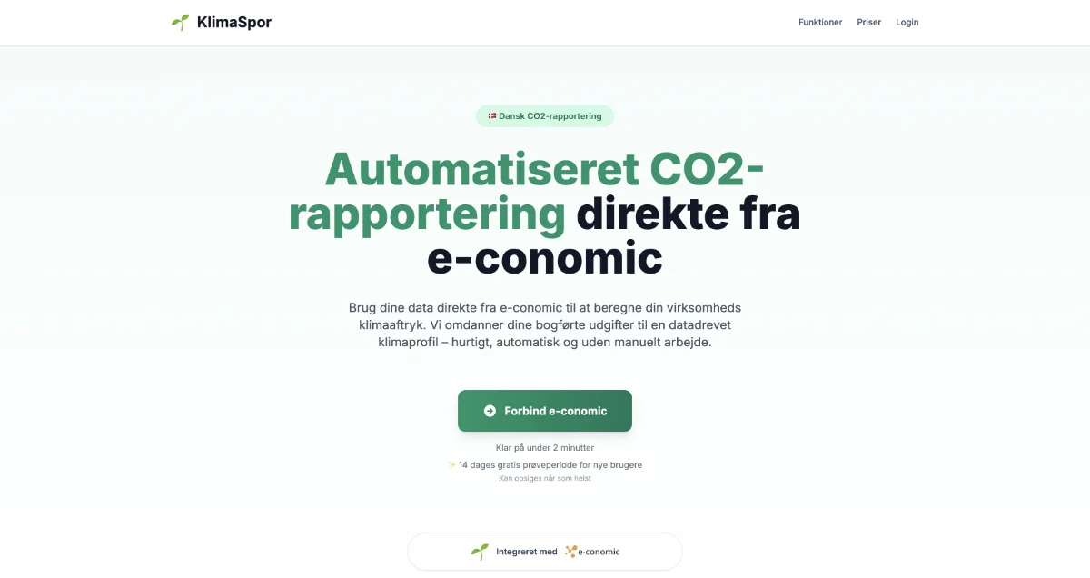 Klimaspor — CO₂ screening & dashboard — 1
