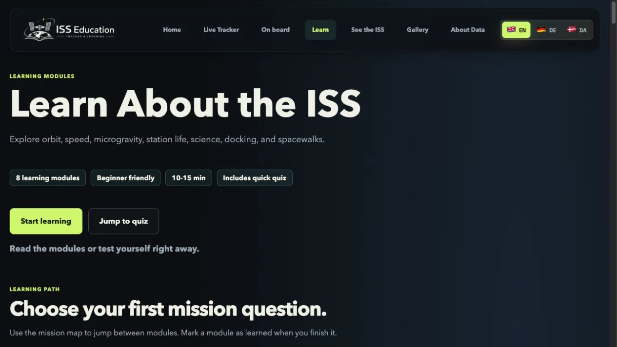 ISS Education — 3