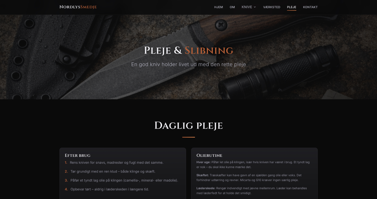 NordlysSmedje — Handmade Outdoor Knives — 5